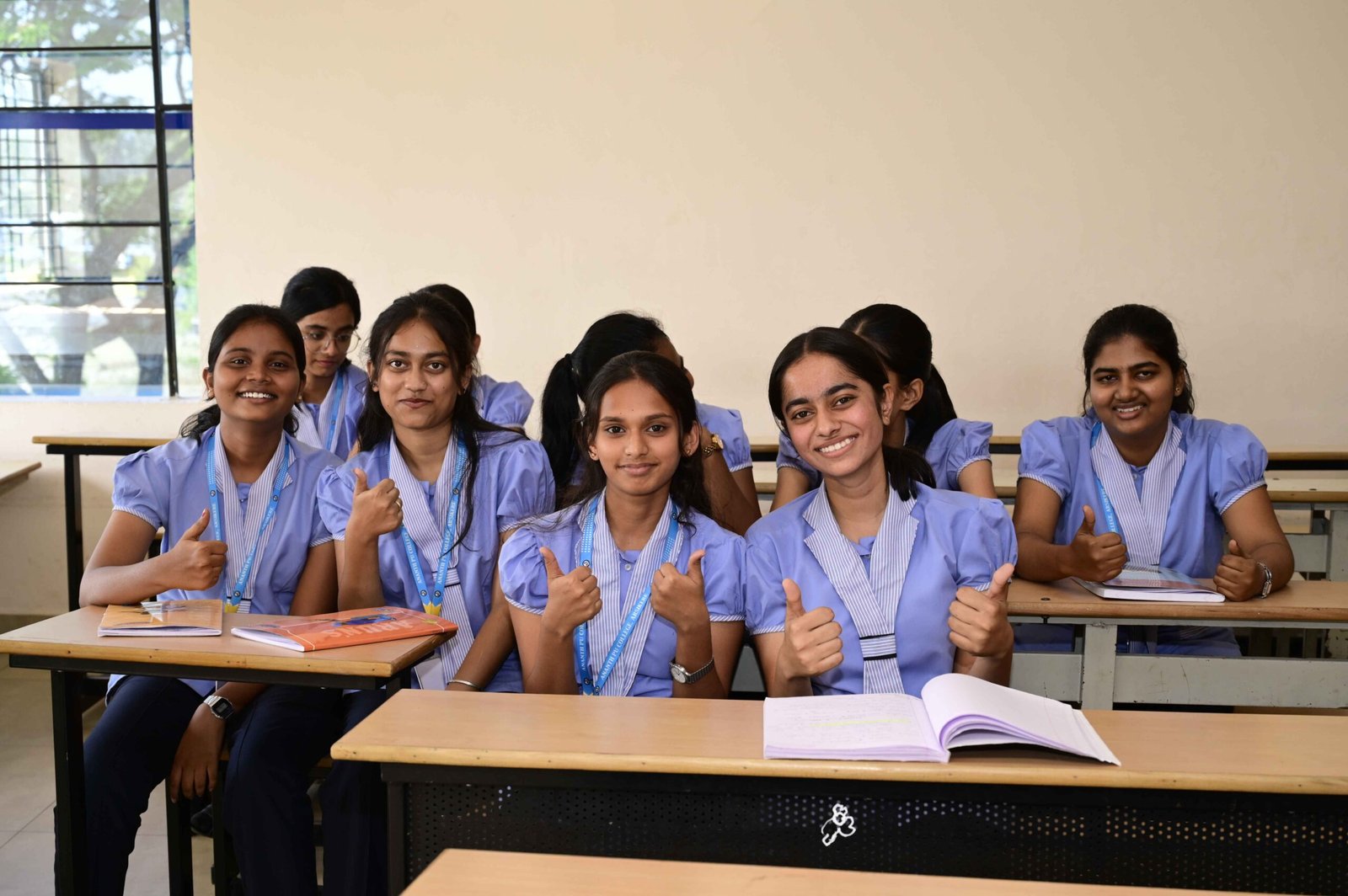 Happy student at Ananth International School